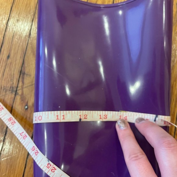 Marc Jacobs Purple High Heel Rain Boots Sz 9 - Picture 14 of 15